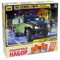 Модель для склеивания ZVEZDA 3668П Российский бронеавтомобиль ГАЗ "ТИГР"