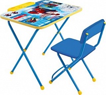 Комплект Д2Ч Человек-Паук (стол +стул мягкий) NIKA