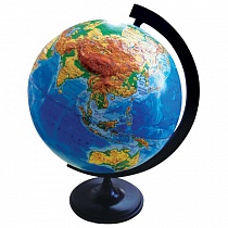 Глобус физический, диаметр 320 мм, рельефный, 10196