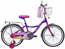 Велосипед NOVATRACK 20", LITTLE GIRLZZ, фиолетовый 207GIRLZZ.VL9