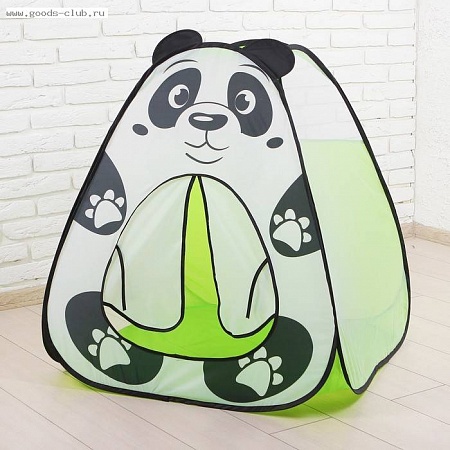 Игровой домик - палатка "Панда", размер палатки в собранном виде 90*90*95 см, в/п 33,5*33,5*4 см.