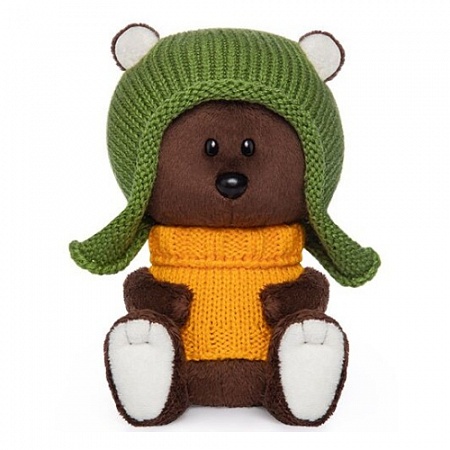 Мягкая игрушка BUDI BASA LE15-071 Медведь Федот в шапочке и свитере