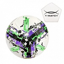 Мяч футбольный X-Match, 56463,2 слоя PVC, камера резина, машин.обр.