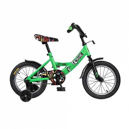 Детский велосипед 14" City-Ride  Roadie, зеленый CR-B2-0114GR